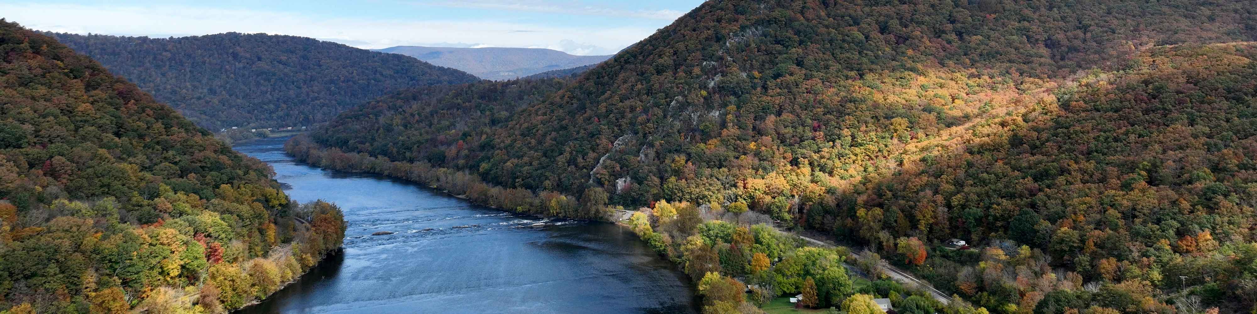 McCoy Falls in Montgomery County, Virginia